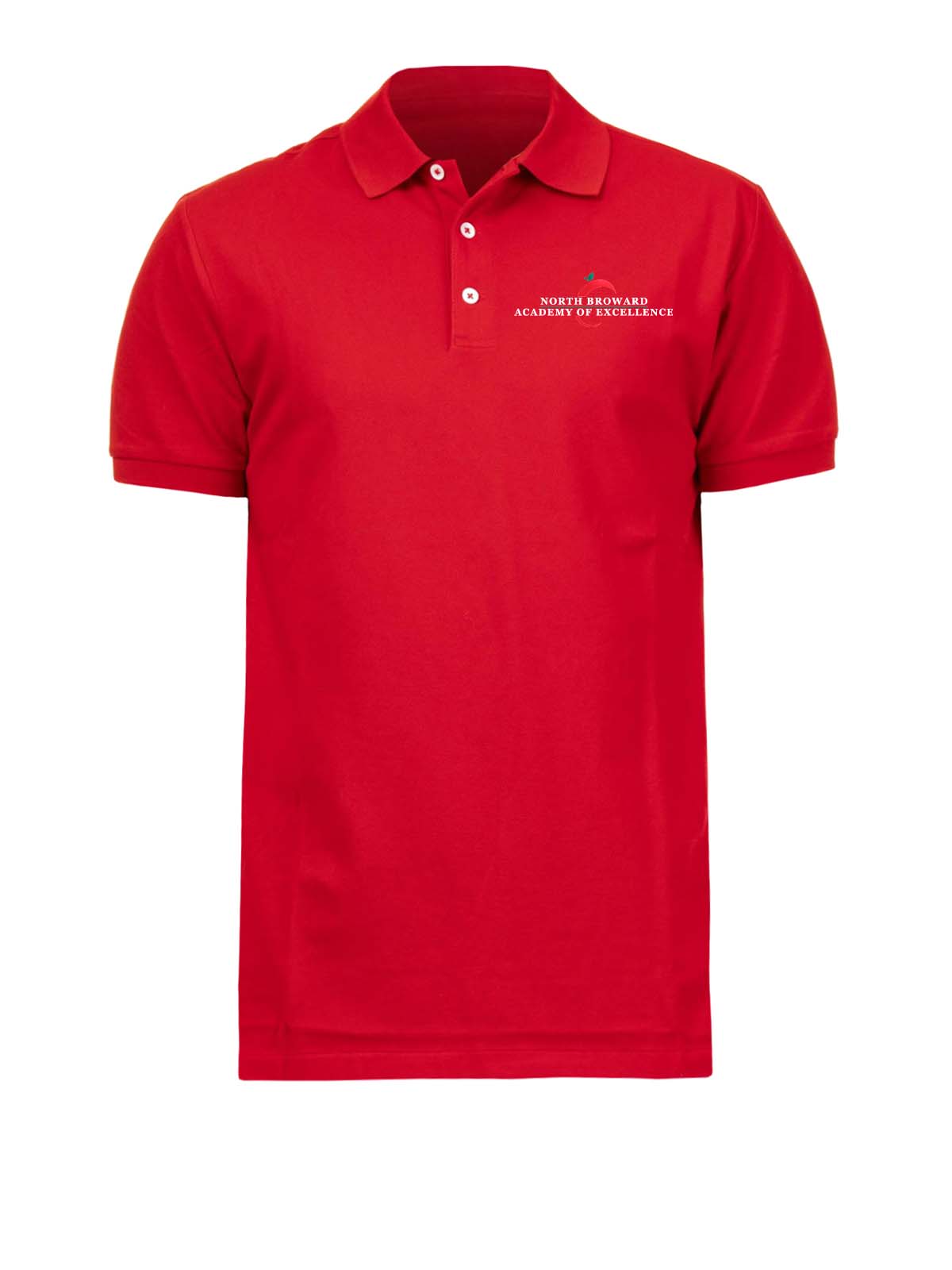 North Broward Academy of Excellence (6-8) Red Polo Shirt